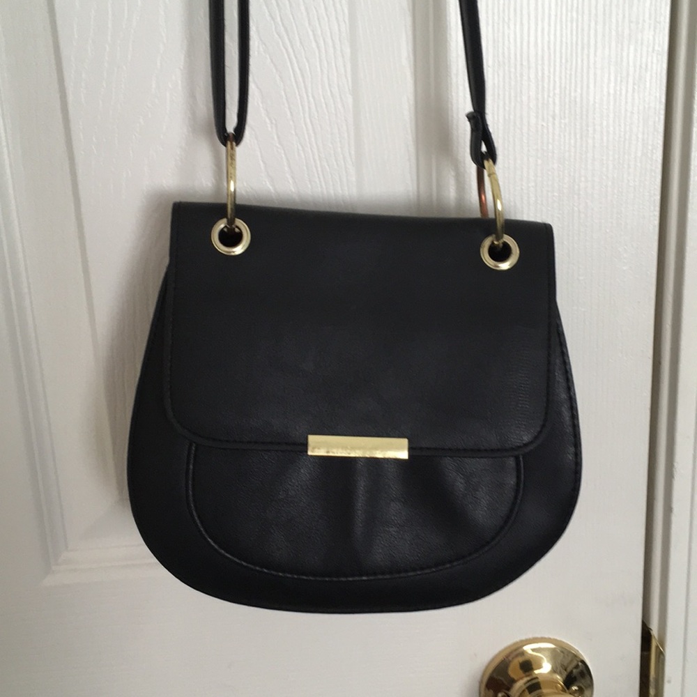 Black over shoulder purse